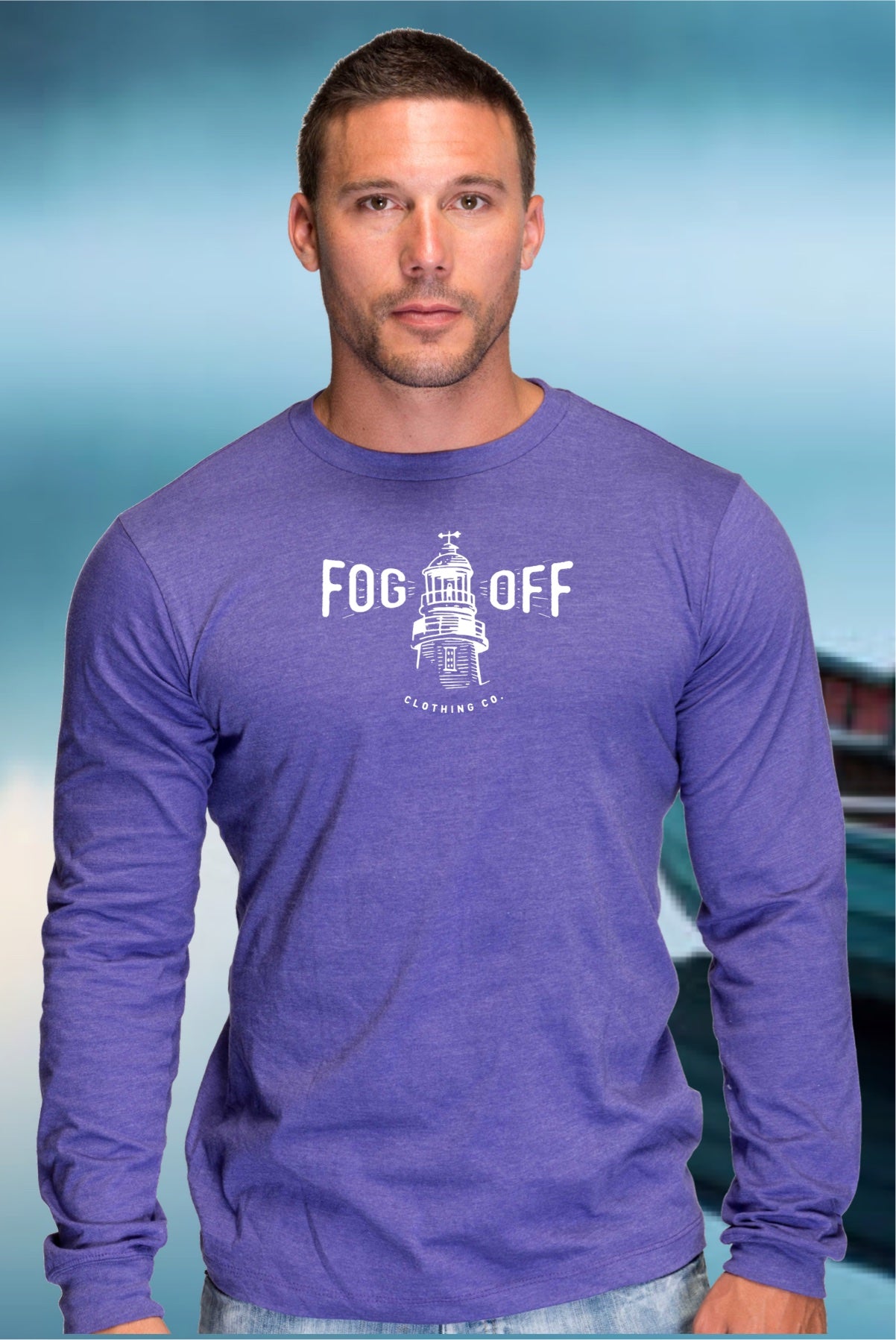 MENS LIGHTHOUSE LONG SLEEVE T