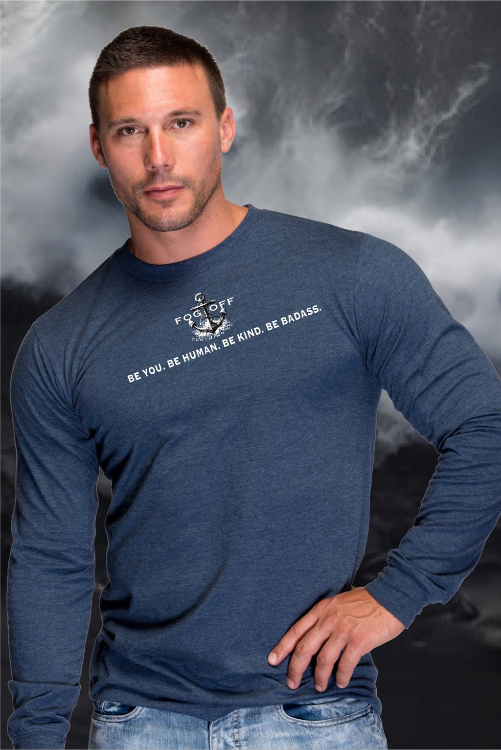 NEW BADASS MENS LONG SLEEVE T