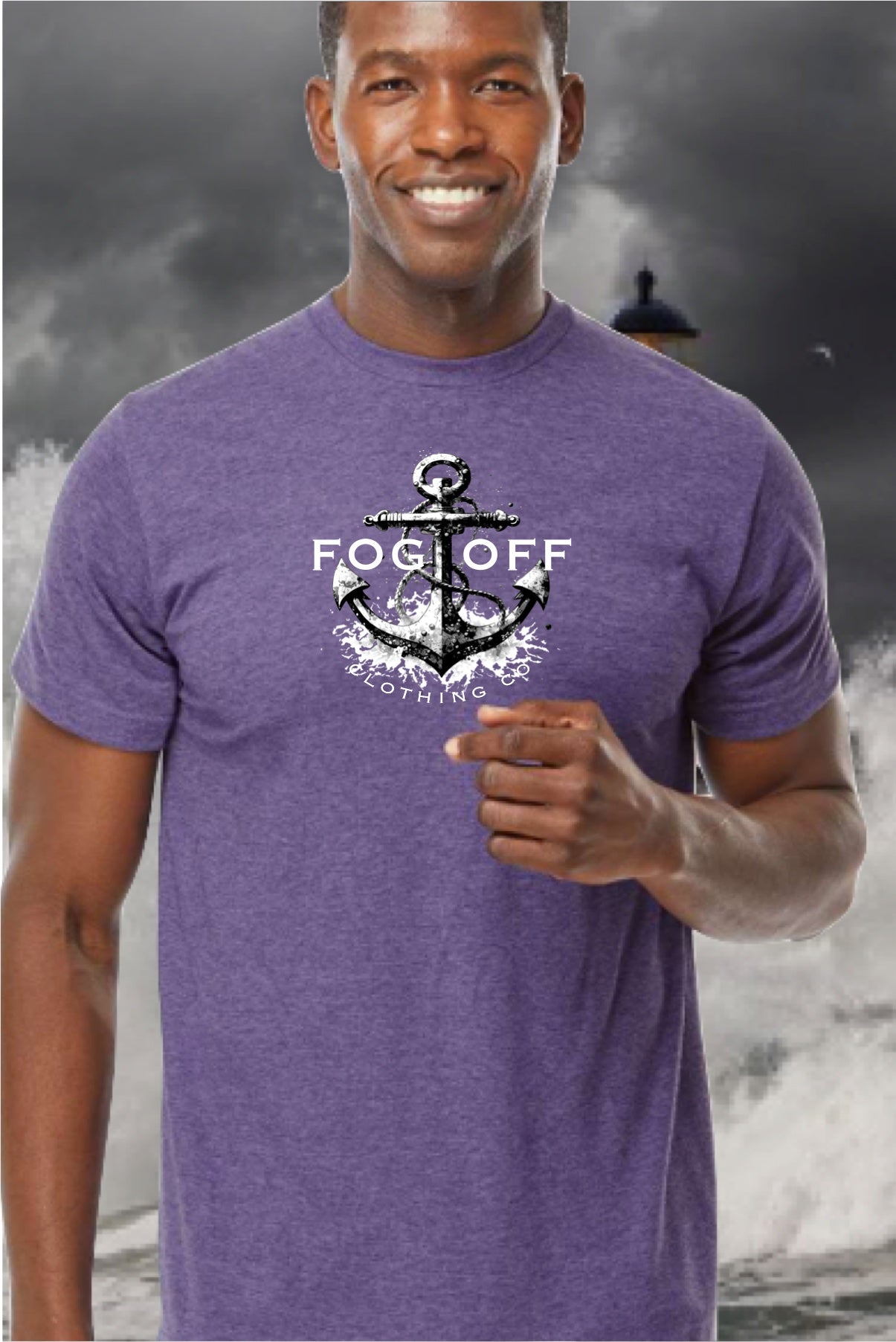 NEW ANCHOR SPLASH MENS T