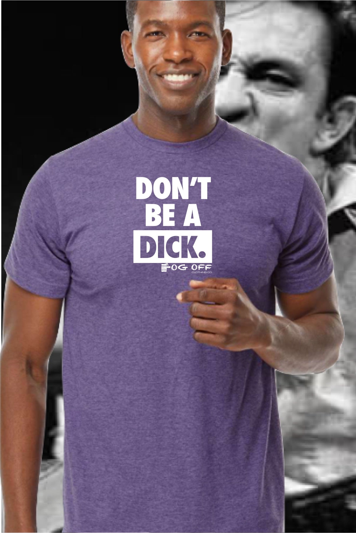 NEW DON'T BE A DICK LOGO MENS T