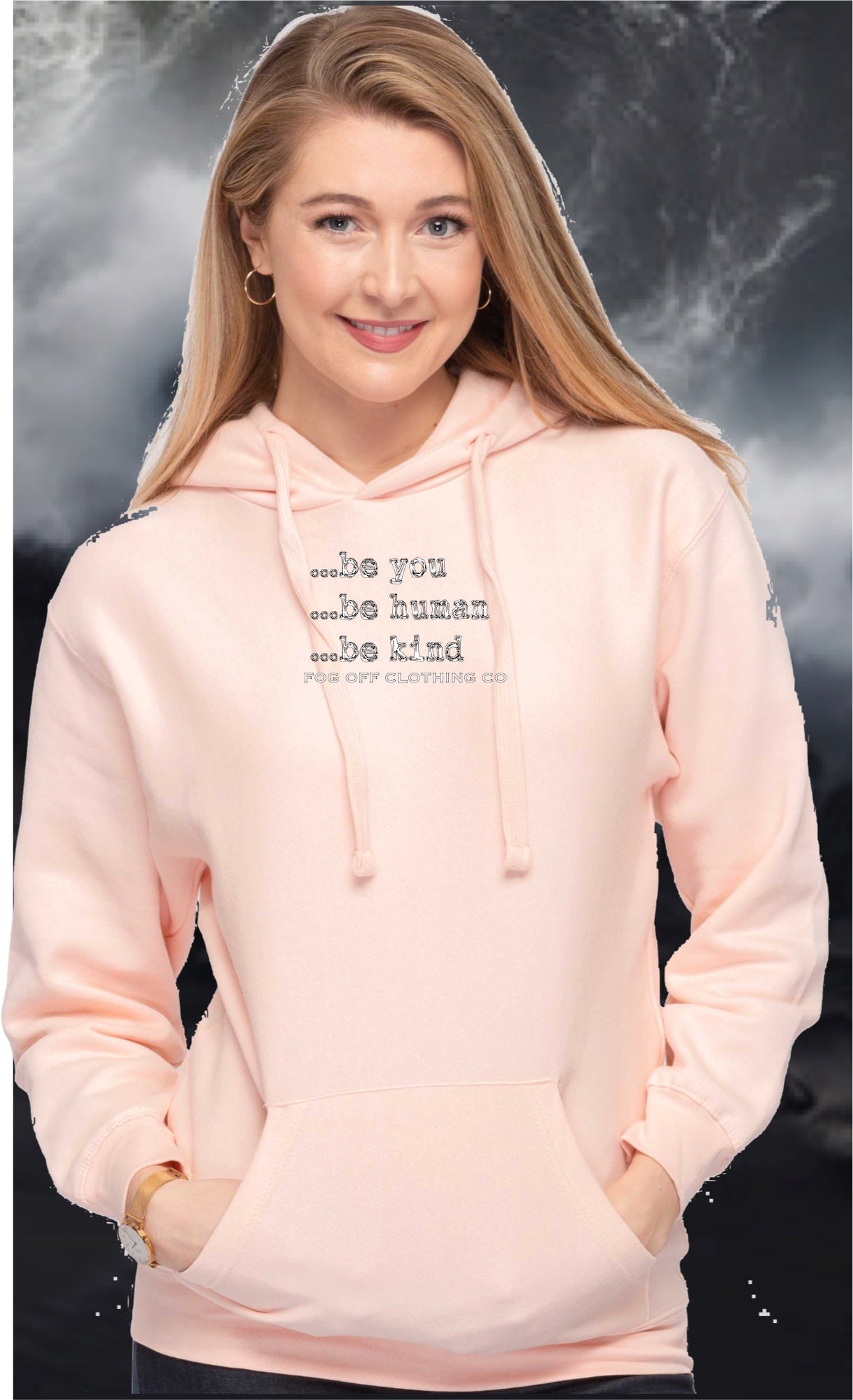 NEW BE YOU, BE KIND HOODIE