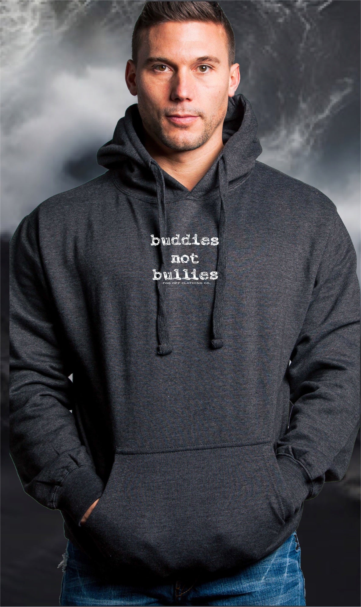 NEW BUDDIES NOT BULLIES HOODIE