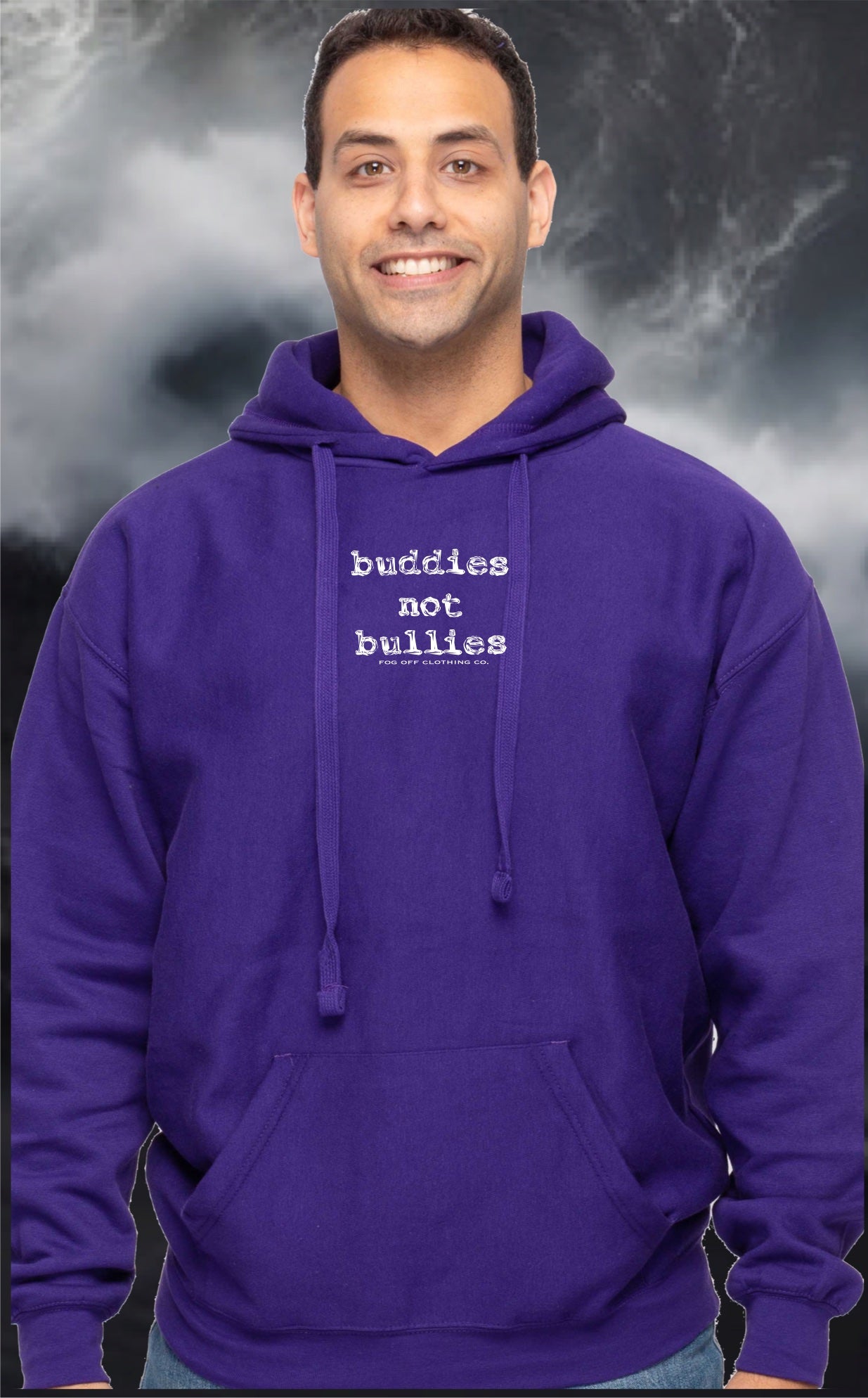 NEW BUDDIES NOT BULLIES HOODIE