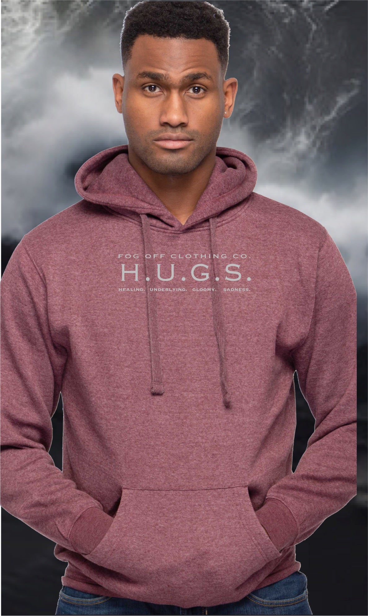 NEW HUGS LOGO HOODIE