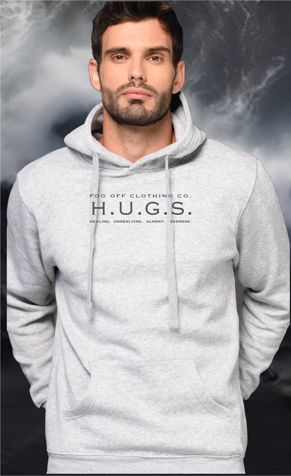 NEW HUGS LOGO HOODIE