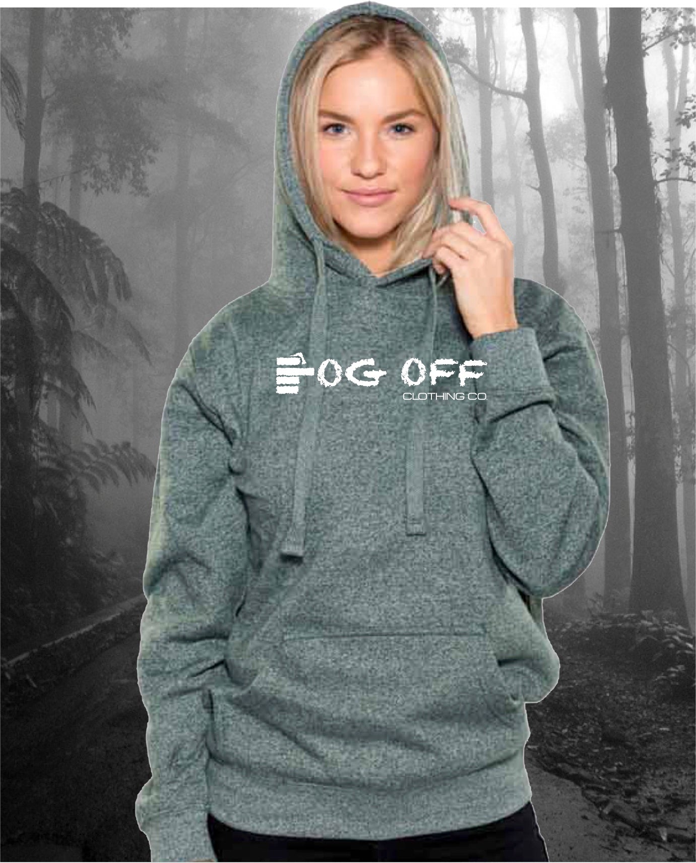 PREMIUM MARLED FINGER HOODIE