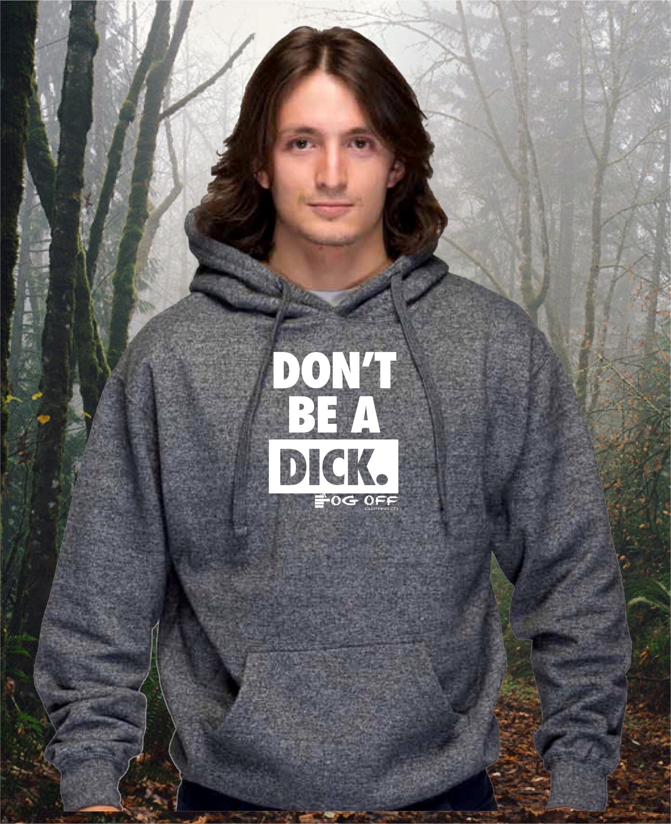 PREMIUM MARLED DON'T BE A DICK HOODIE