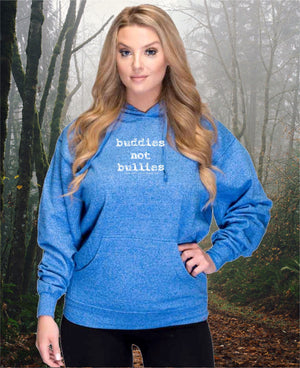 PREMIUM MARLED BUDDIES NOT BULLIES HOODIE