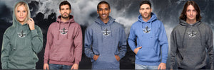 PREMIUM MARLED ANCHOR HOODIE