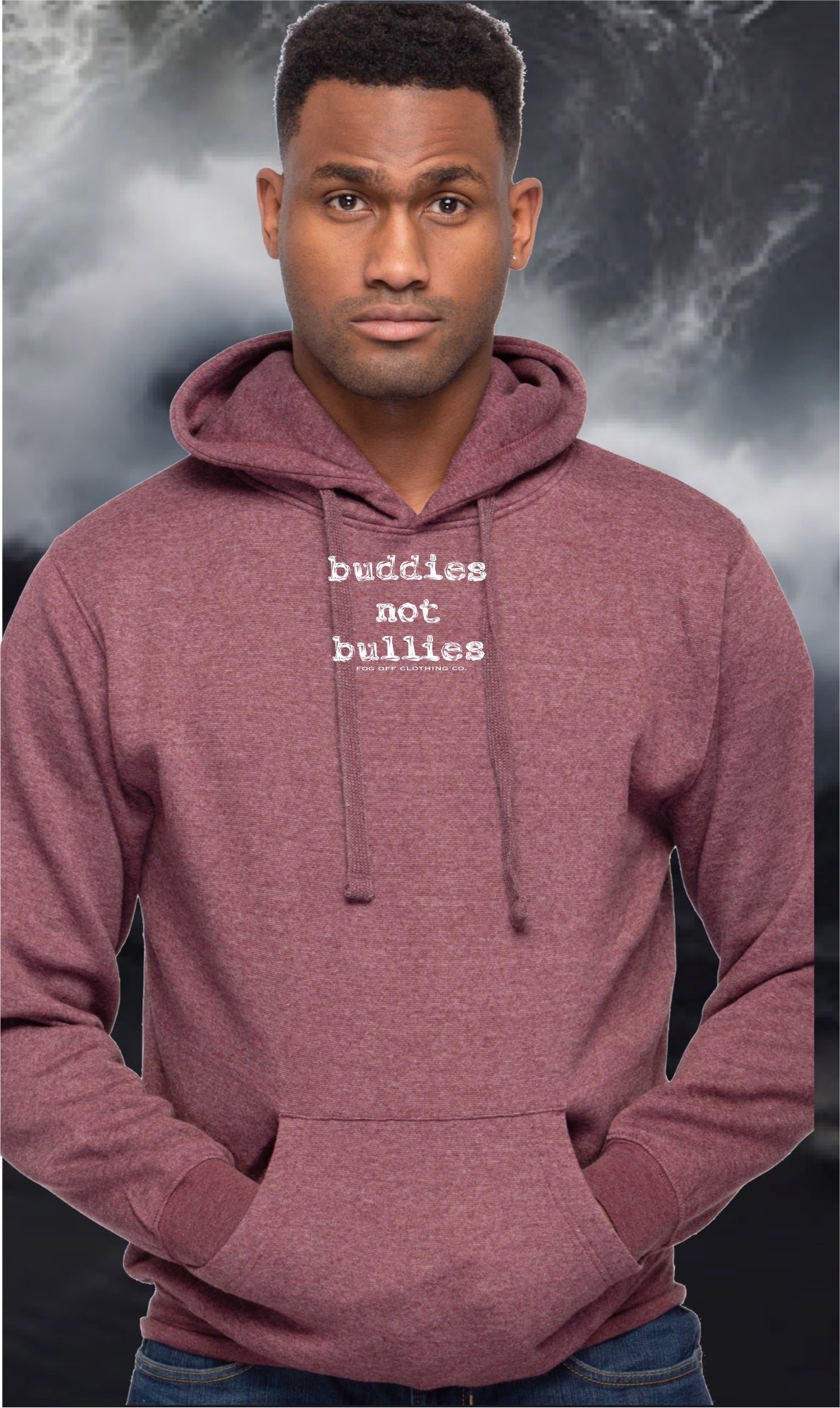 NEW BUDDIES NOT BULLIES HOODIE