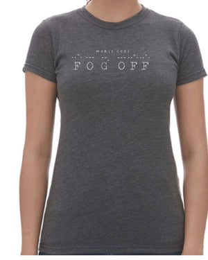 Morse Code Woman Crew Tee