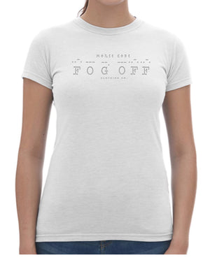 Morse Code Woman Crew Tee