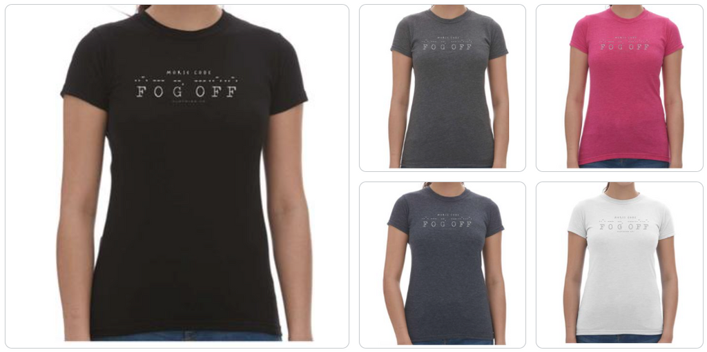 Morse Code Woman Crew Tee
