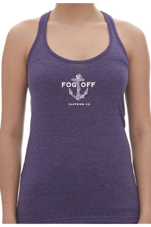 Ladies Anchor Logo Racer Tank